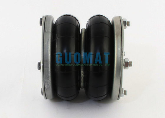 डनलप डीबी 06219 इंडस्ट्रियल एयर शॉक डबल कन्वॉल्यूटेड फ्लैंज टाइप एयर स्प्रिंग 6x2 मेटल बेलोज़