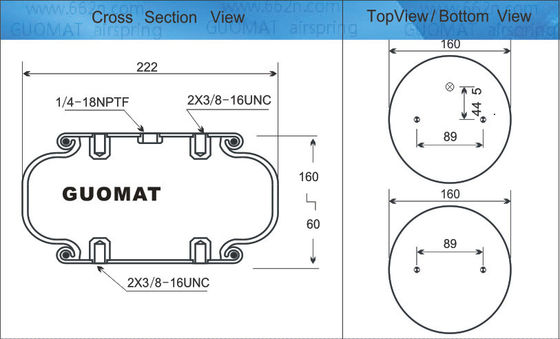 1B9-202 Goodyear एयर सस्पेंशन इंडस्ट्रियल एयर स्प्रिंग OEM 578913201 पोजिशनिंग डिवाइस