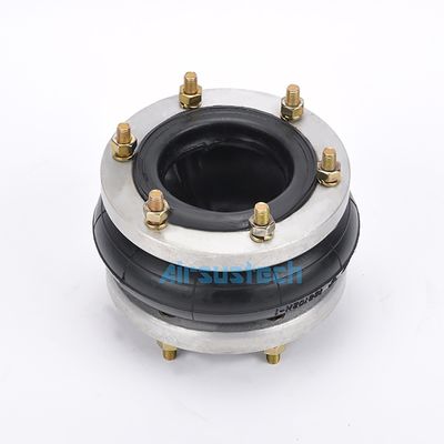 एकल घुमावदार रबर एयर स्प्रिंग्स औद्योगिक शैली 188102h-1 बैग फ्लैंज रिंग