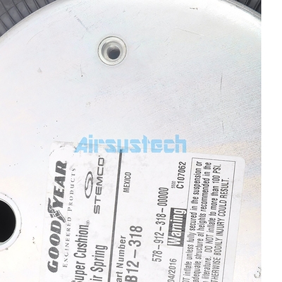 गुडयर 1बी12-318 सिंगल कन्वॉल्टेड एयर स्प्रिंग प्रतिस्थापन Contitech FS 330-11CI एयर बैग