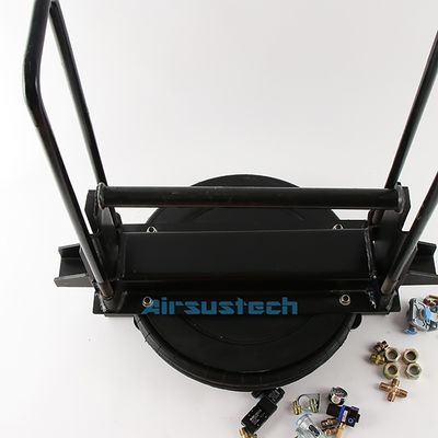 GUOMAT अर्ध ट्रेलर के लिए ब्रैकेट के साथ घुमावदार रबर एयर स्प्रिंग सस्पेंशन