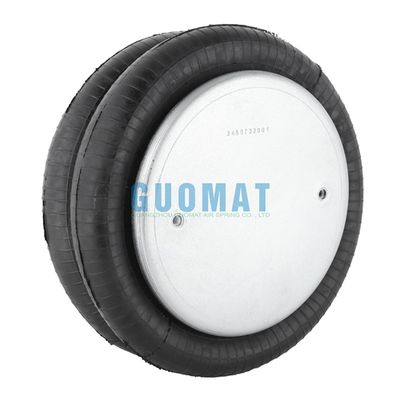 2 घुमावदार रबर एयर स्प्रिंग Contitech FD 330-22 363 2B12-425 Goodyear स्टील एयर बैग