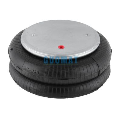 2 घुमावदार रबर एयर स्प्रिंग Contitech FD 330-22 363 2B12-425 Goodyear स्टील एयर बैग