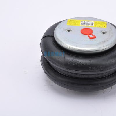 दोहरी घुमावदार रबर औद्योगिक हवा वसंत बेलो नंबर 2B200 एयरबैग