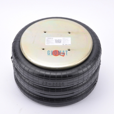 औद्योगिक वायु वसंत 4xM10 पेंच GUOMAT NO. 3B7383-3/8 बेलो No.3B383 प्राकृतिक व्यास 351mm