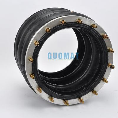 उत्कृष्ट सामग्री 360306H-3 फ्लैंज कनेक्शन के साथ औद्योगिक एयर स्प्रिंग