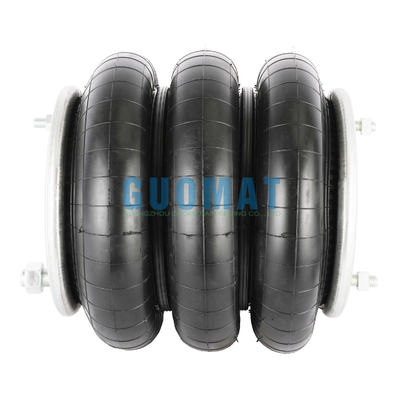 ट्रिपल घुमावदार हवा निलंबन प्रतिस्थापन Firestone W01-358-7996 ग्रेनिंग 8221