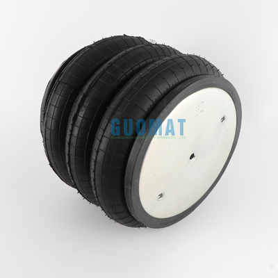 ऑटो पार्ट्स 3B12-304 गुडयर एयर स्प्रिंग क्रॉस W01-358-8013 एयर स्प्रिंग ट्रिपल घुमावदार एयर बैग FT330-29 Ci 1/4 NPT