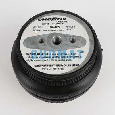 Goodyear 1B6-833 सिंगल लेयर रबर एयर सस्पेंशन 579912833 इंडस्ट्रियल एयर स्प्रिंग