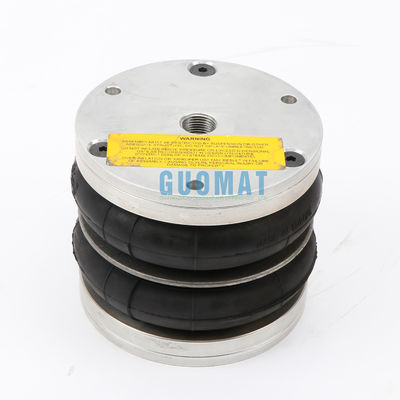 डनलोप डबल घुमावदार हवा स्प्रिंग 4 1/2X2 एल्यूमीनियम प्लेट के साथ रबर बेलो