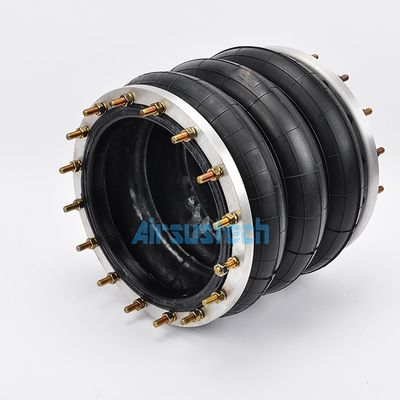 ट्रिपल घुमावदार एयर स्प्रिंग एक्ट्यूएटर 360306H-3 इंडस्ट्रियल रबर शॉक