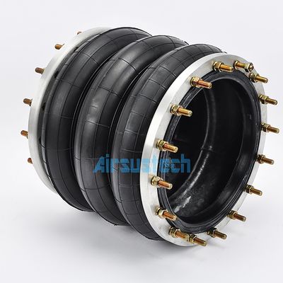 ट्रिपल घुमावदार एयर स्प्रिंग एक्ट्यूएटर 360306H-3 इंडस्ट्रियल रबर शॉक