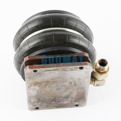 योकोहामा कवर प्लेट एयर स्प्रिंग S-160-2R डबल घुमावदार रबर हुप के साथ ब्लो