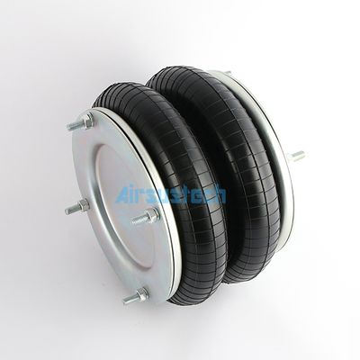 वायवीय हवा निलंबन बेलो FD 412-18 Contitech डबल प्रकार फ्लैंज हवा वसंत