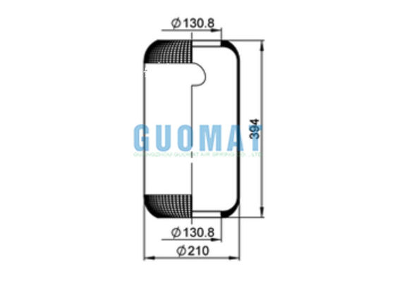 644एन कॉन्टिटेक रबर एयर बेलोस 1E21 फीनिक्स बस एयर स्प्रिंग मर्सिडीज बेंज A0003270101 के लिए