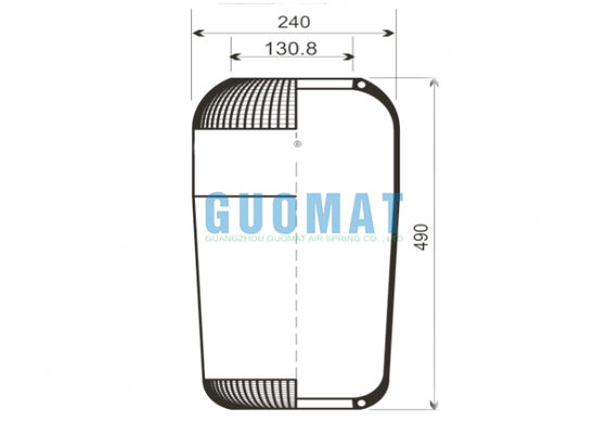713N Contitech बस एयर स्प्रिंग 9066 Goodyear रबर एयर Bellows प्रतिस्थापन आपूर्तिकर्ता