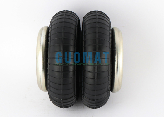 W01-358-7025 फायरस्टोन डबल घुमावदार एयर स्प्रिंग 65mm-175mm स्ट्रोक औद्योगिक के लिए