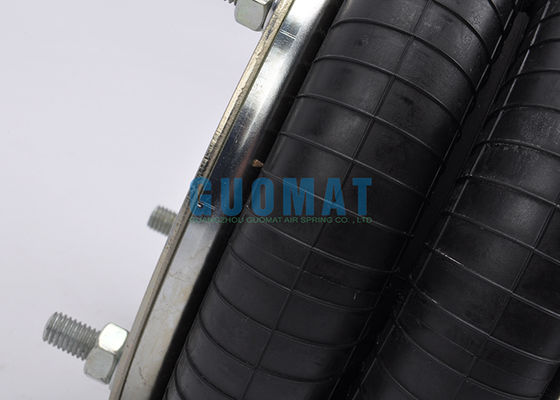 8"x2 डबल कॉन्वोल्यूटेड एयर स्प्रिंग M/31082 नॉरग्रेन 175mm स्ट्रोक रबर एयर बेलोज़