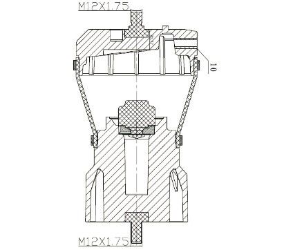 प्लास्टिक रबर स्टील केब एयर शॉक एब्सॉर्बर IVE-CO फ्रंट OEM 41019150 / 8169050 EUROTECH Eurostar
