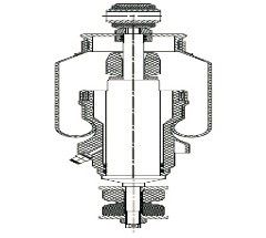 सैक्स 105855 MAN F2000 फ्रंट केबिन एयर शॉक अब्सोर्बर OEM 81417226048 / 81.41722.6048