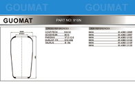 916N1 GUOMAT एयर हेल्पर स्प्रिंग्स PHOENIX 1F21C-5 GOODYEAR 9015 MAN 81.43601.0102 के लिए