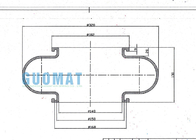फायरस्टोन W01-358-0134 औद्योगिक वायु स्प्रिंग GUOMAT 1H320124