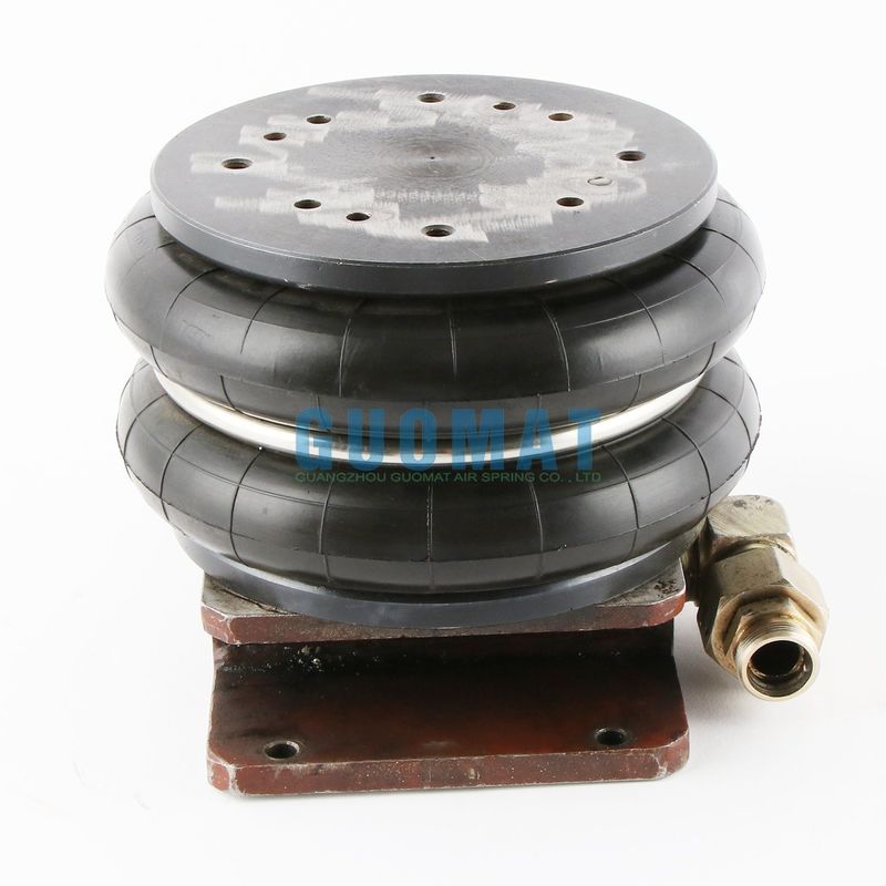 योकोहामा कवर प्लेट एयर स्प्रिंग S-160-2R डबल घुमावदार रबर हुप के साथ ब्लो