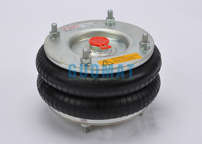 8"x2 डबल कॉन्वोल्यूटेड एयर स्प्रिंग M/31082 नॉरग्रेन 175mm स्ट्रोक रबर एयर बेलोज़