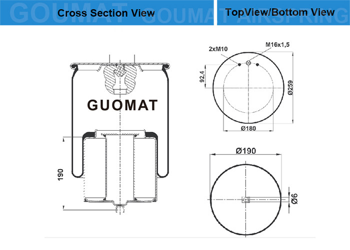 20554770 ​VOL-VO Truck Air Suspension Spring Bag Contitech 54770 M For 3173271​