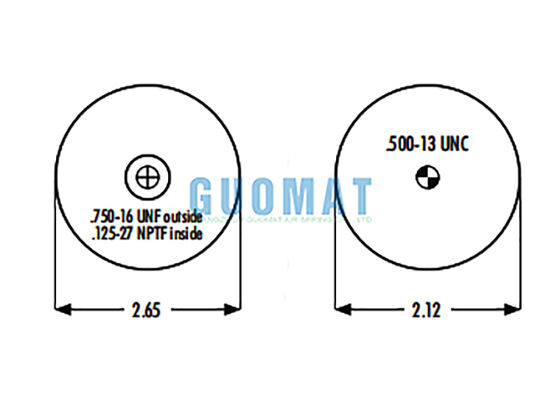 1S4-008 गुड ईयर कैब एयर स्प्रिंग शॉक एब्सॉर्बर W02-358-7010 फायरस्टोन एयर सस्पेंशन