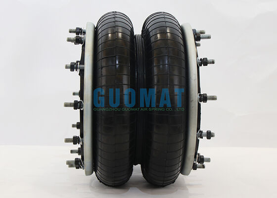 फायरस्टोन एयर बैग W01-358-7431 डबल घुमावदार औद्योगिक एयर स्प्रिंग फ्लैंज के साथ