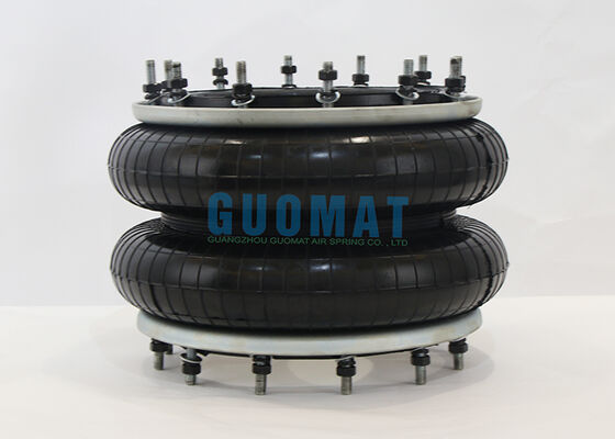 फायरस्टोन एयर बैग W01-358-7431 डबल घुमावदार औद्योगिक एयर स्प्रिंग फ्लैंज के साथ