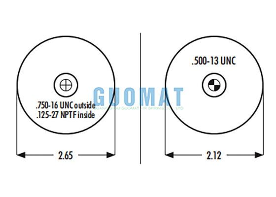 1S4-056 गुडयर सस्पेंशन एयर स्प्रिंग प्रतिस्थापन W023587040 फायरस्टोन कैब एयर बैग
