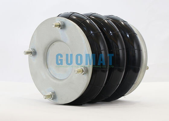 6" x 3 रबर बेलोज़ W01R584095 फायरस्टोन ट्रिपल कन्वॉल्यूटेड एयर स्प्रिंग G1/2 एयर होल के साथ
