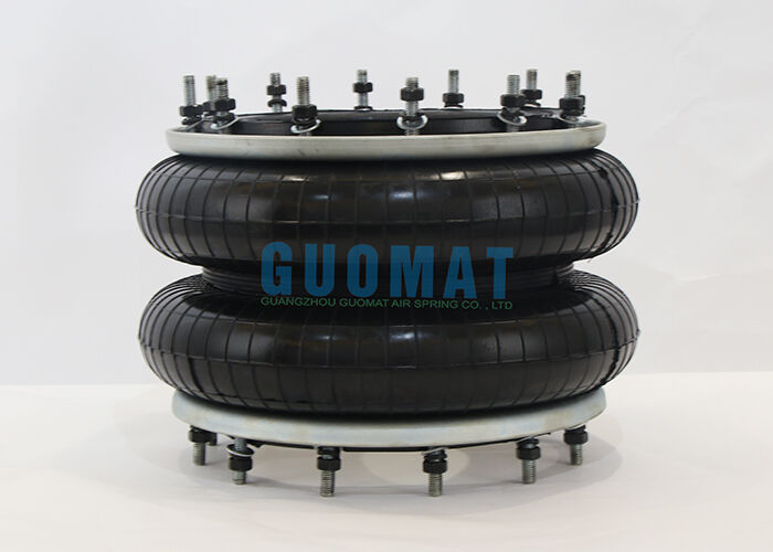 फायरस्टोन एयर बैग W01-358-7431 डबल घुमावदार औद्योगिक एयर स्प्रिंग फ्लैंज के साथ